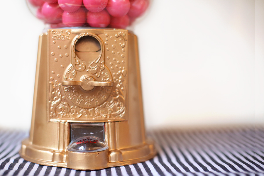 Gold Gumball Machine do it yourself