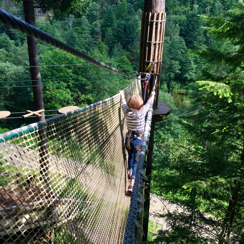 Go Ape Peebles Zip Line Adventure in Scotland