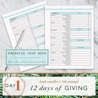 Day 1 of 12 Days of Giving