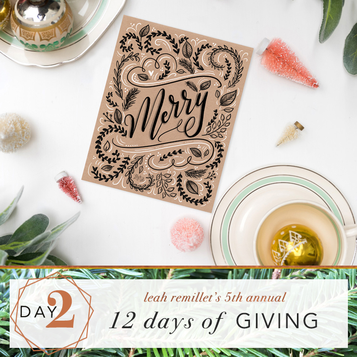 Day 2 of 12 Days of Giving