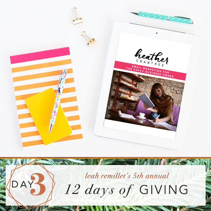 Day 3 of 12 Days of Giving
