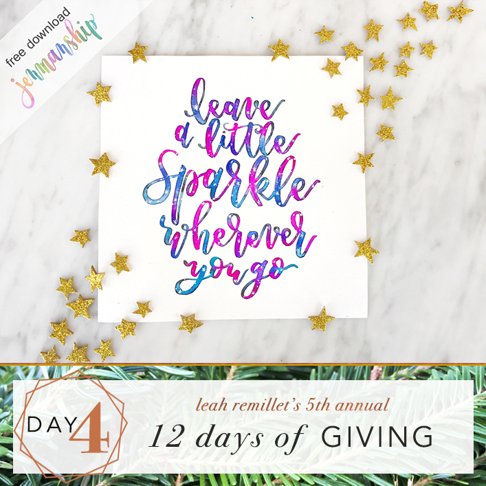 Day 4 of 12 Days of Giving