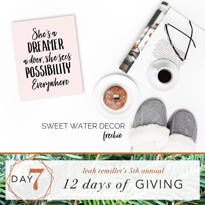 Day 7 of 12 Days of Giving