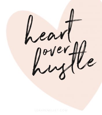 Leah Remillet shares why the hustle mantra isn't serving creative entrepreneurs
