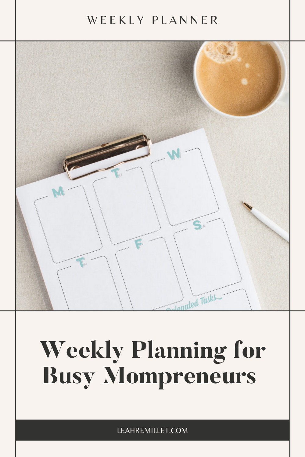 weekly planning